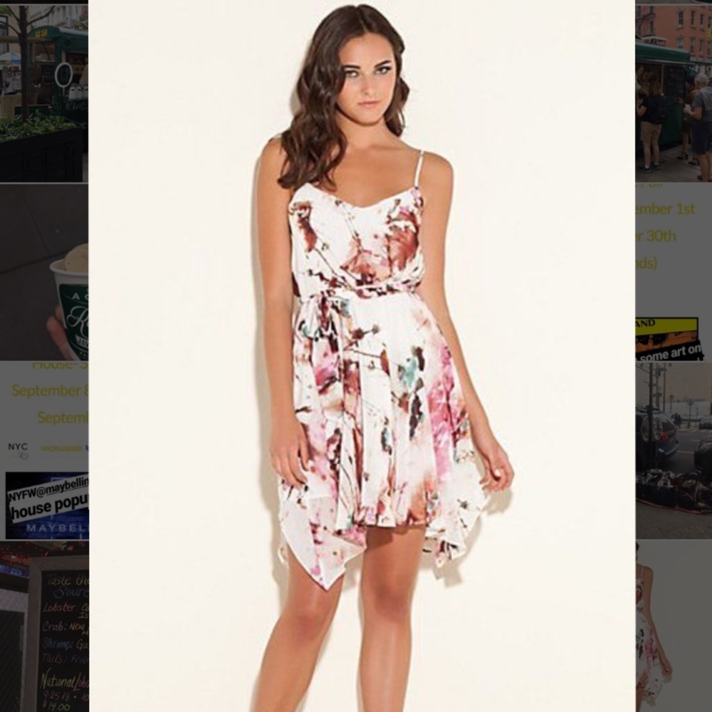 Guess Los Angeles S ashley chroma floral dress